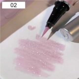 Diamante brilho olho forro lápis maquiagem dos olhos highlighter à prova dhighágua pérola branco clarear silkworm sombra líquido delineador caneta - Image 5