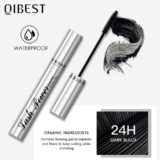 Qibest preto rímel cílios rímel 4d silky cílios alongamento cílios maquiagem à prova d'água volume olho cosméticos - Image 9