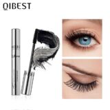 Qibest preto rímel cílios rímel 4d silky cílios alongamento cílios maquiagem à prova d'água volume olho cosméticos - Image 8