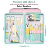 Conjunto profissional de manicure e pedicure, cortadores de unhas, ferramentas de aço de alta qualidade, cores gradiente, novo, 7-18pcs - Image 9