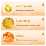 SADOER Vitamina C Loção Corporal Creme Clareamento Hidratante Esfoliante Perna Braço Traseiro Corpo Cuidados com a Pele Creme para Mulheres Homens - Image 5