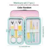Conjunto profissional de manicure e pedicure, cortadores de unhas, ferramentas de aço de alta qualidade, cores gradiente, novo, 7-18pcs - Image 8