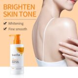 SADOER Vitamina C Loção Corporal Creme Clareamento Hidratante Esfoliante Perna Braço Traseiro Corpo Cuidados com a Pele Creme para Mulheres Homens - Image 6