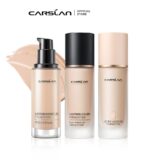 CARSLAN-Base facial fosco de longa duração, cobertura total, corretivo, clareamento, controle de óleo, maquiagem base facial