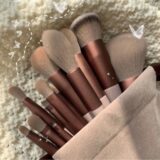 Pincéis de maquiagem para mulheres, Fundação Sombra de Olho, Pó Cosmético, Blush Blending, Beauty Make Up Tool, 13 pcs