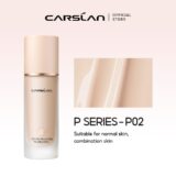 CARSLAN-Base facial fosco de longa duração, cobertura total, corretivo, clareamento, controle de óleo, maquiagem base facial - Image 12