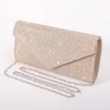Bolsa de noite com envelope glitter feminino, bolsas de ombro femininas, bolsa longa prateada brilhante, garras femininas para festa de casamento, - Image 11