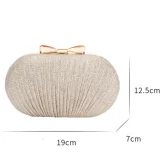 Bolsa de festa noturna de ombro, strass elegantes, forma de ovo, embreagem de banquete - Image 6
