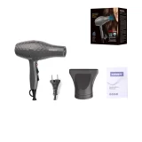 Kemei-secador de cabelo profissional, salão de beleza, alta potência, quente, frio, vento, 2 velocidades, secador de sopro, secagem rápida, uso doméstico, 220V, 2000W - Image 7